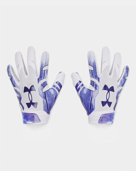 Women's UA F8 Football Gloves, White, pdpMainDesktop image number 0